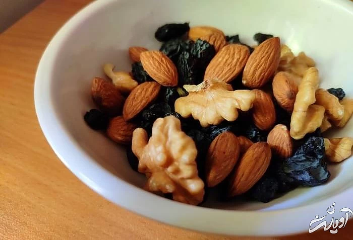 مصرف روزانه آجیل خام  آجیل خام